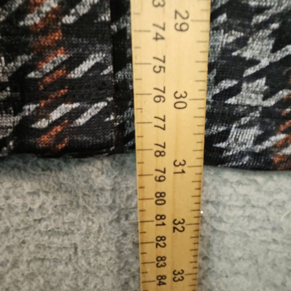 John Mark Tunic Sweater Womens 2X Plaid Cowl Neck Pockets Button Back - Picture 12 of 15